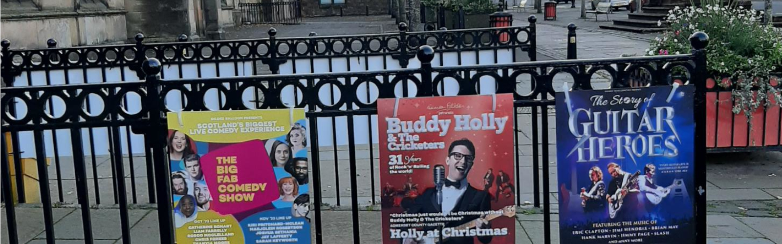 Corn Exchange Railings Banner
