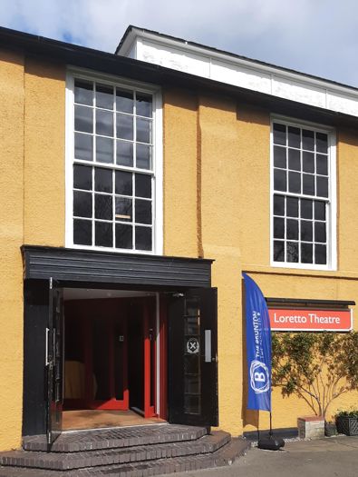Loretto School Theatre With Brunton Flag
