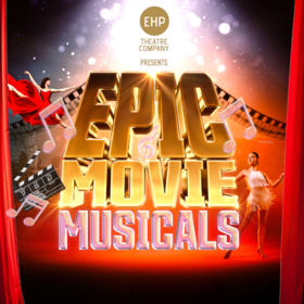 The Epic Movie Musicals logo in gold letters