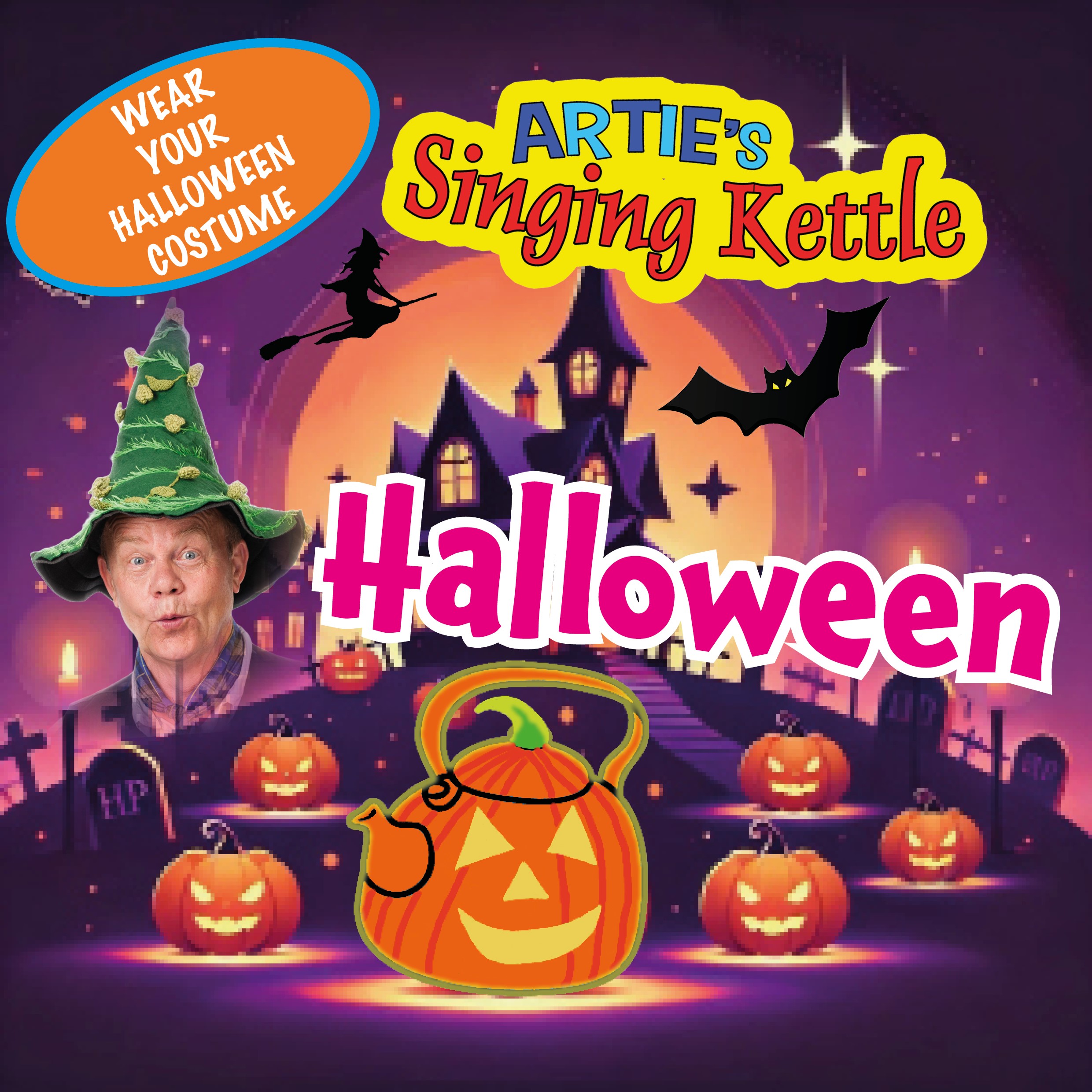 Artie Singing Kettle Halloween